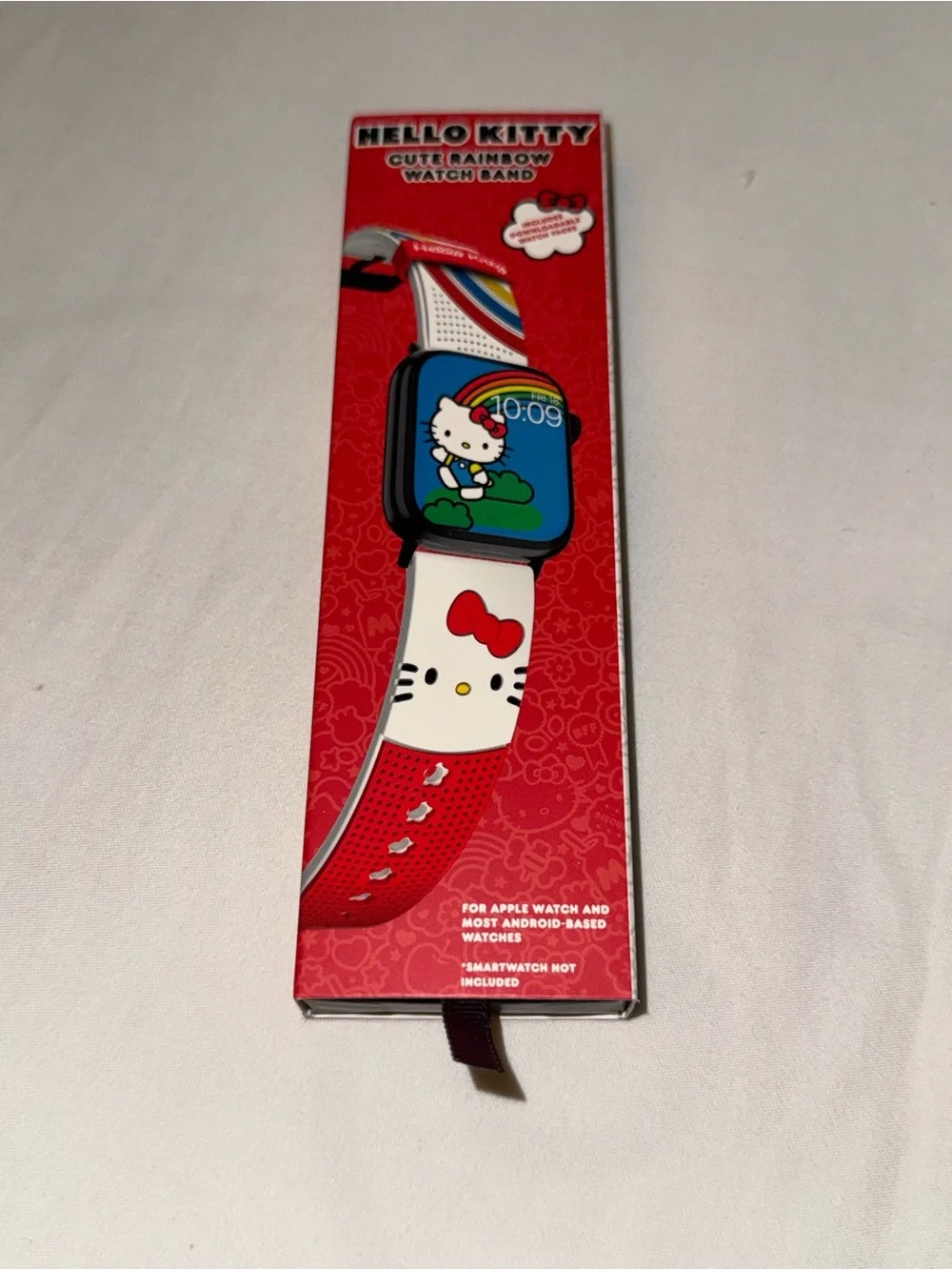 New Hello Kitty Red and White Cute Rainbow Apple Watch Band